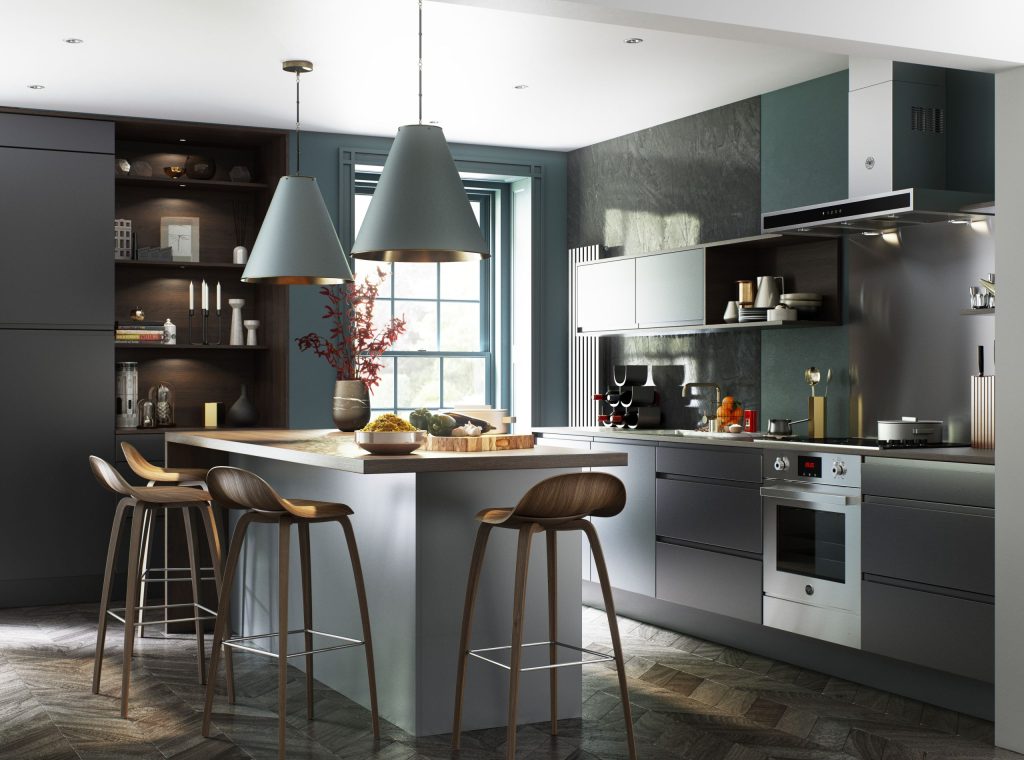 Aconbury Bespoke Winter Teal And Graphite Main